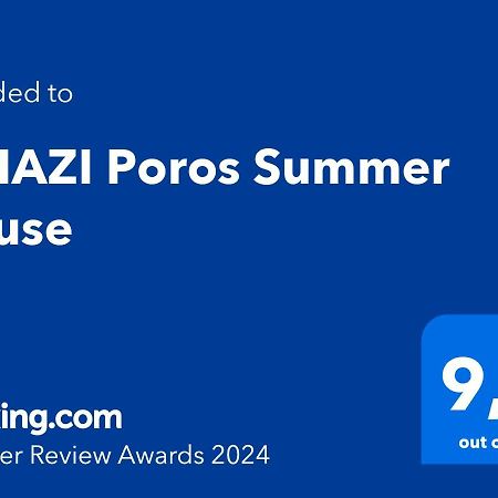 Agiazi Poros Summer House Galatás Exteriör bild